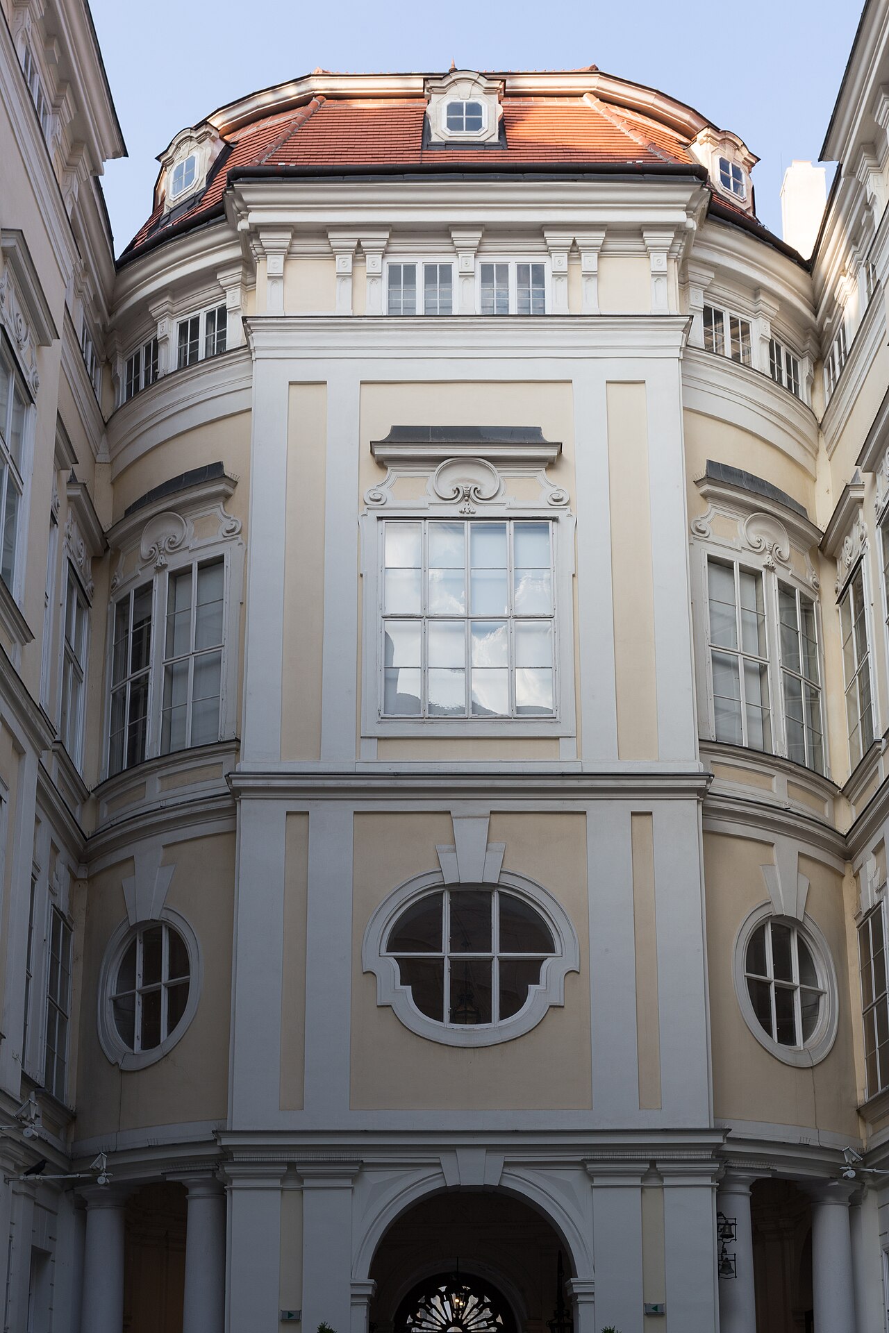 Fassade des Palais Kinsky in Wien